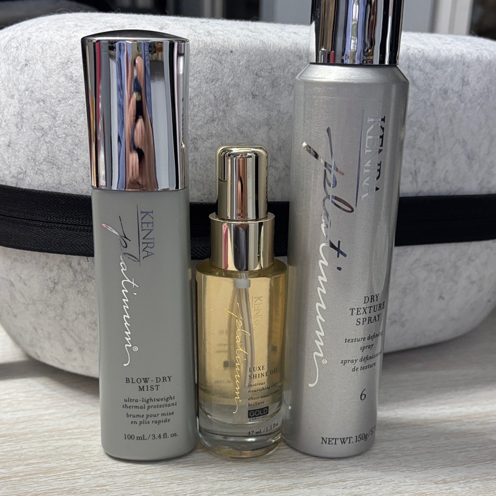 Kenra Platinum Blow-Dry Mist and Dry Texture Spray Set